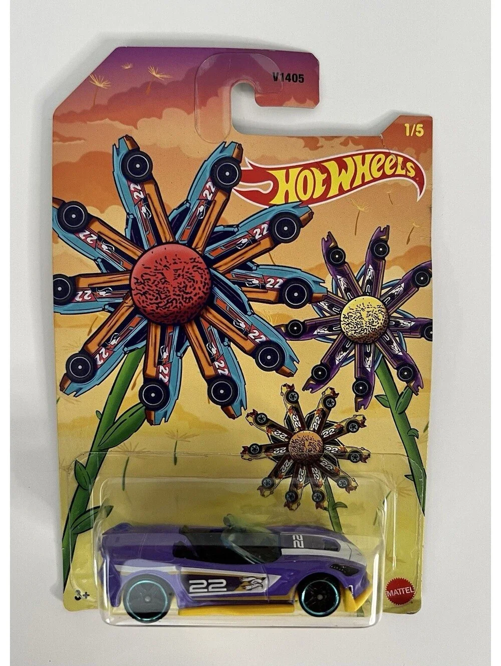 New Hot Wheels 2022 Spring Series Corvette C7 Z06 Convertible Purple 1/5 1:64